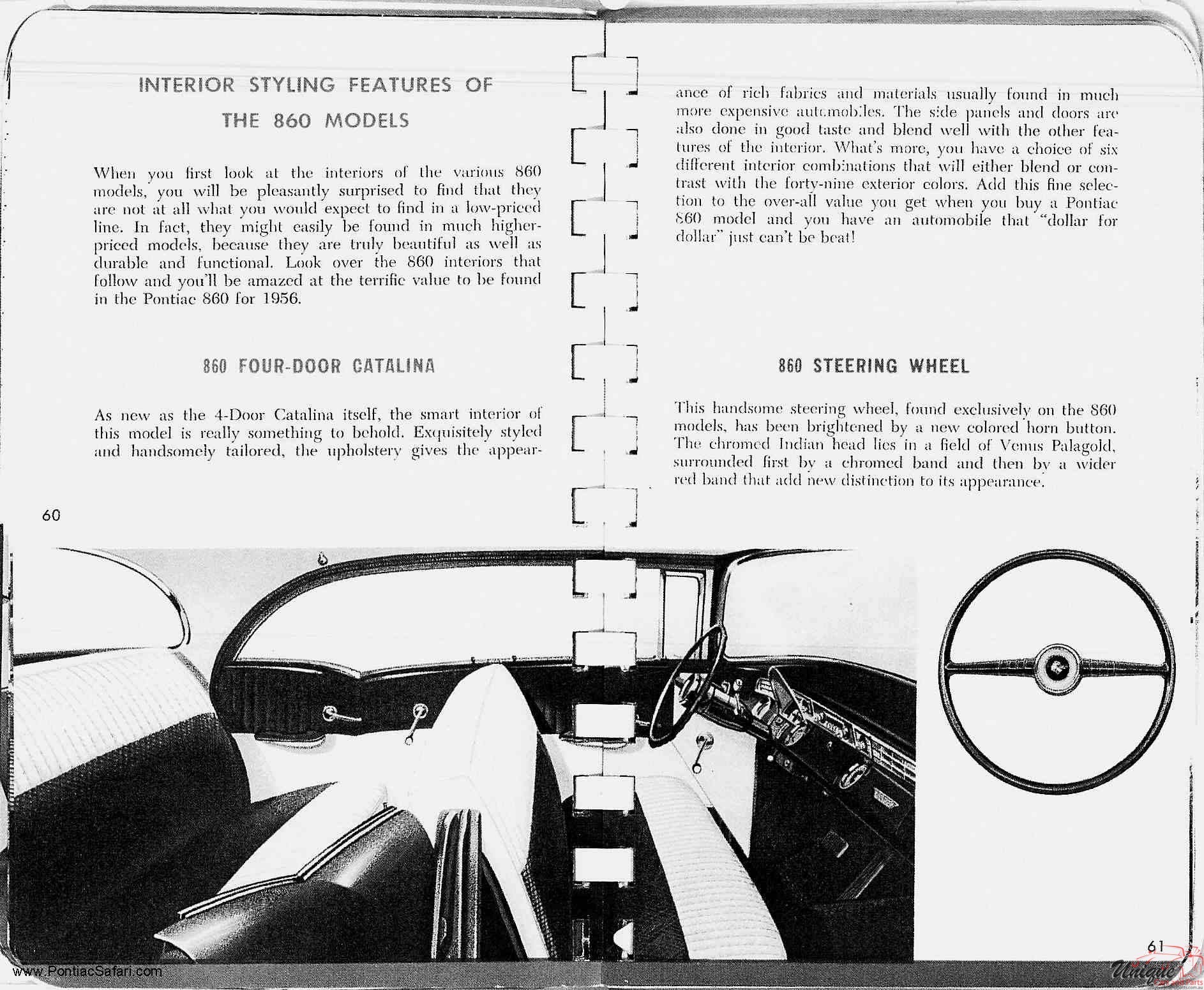 1956 Pontiac Facts Book Page 59